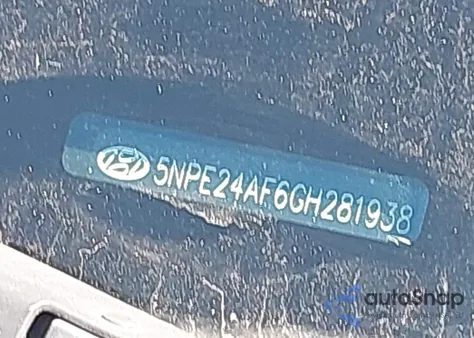2016 Hyundai Sonata Se from USA, damaged, VIN 5NPE24AF6GH281938